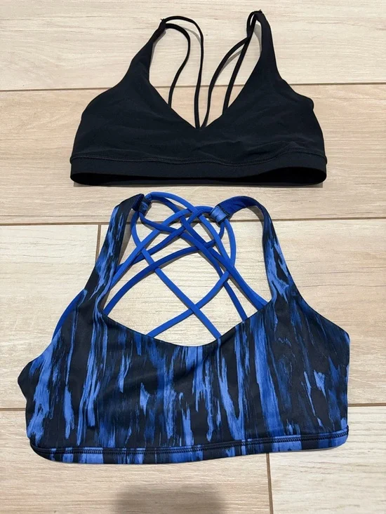 You pick! Lululemon Sports Bras Black Pink Blue Charcoal size 4 - Picture 2 of 13